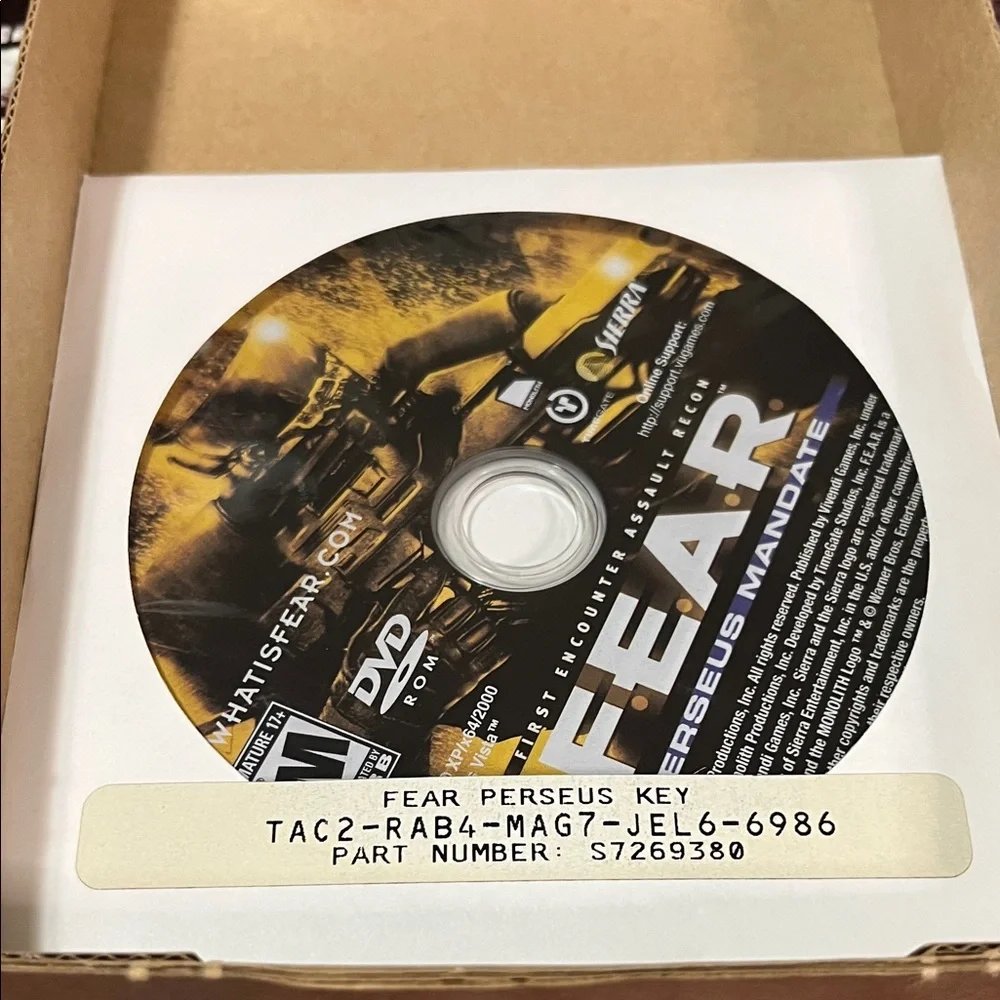 FEAR Perseus Mandate PC Game - Black Edition